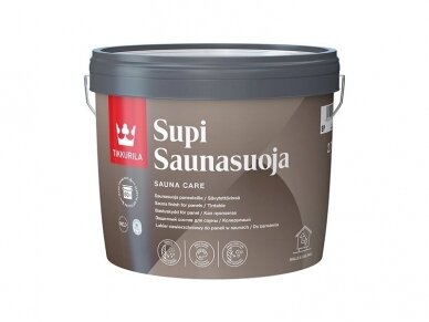 Wodorozcieńczalny lakier akrylowy „Supi Saunasuoja“ 2,7 L Wodorozcieńczalny lakier akrylowy „Supi Saunasuoja“ 2,7 L