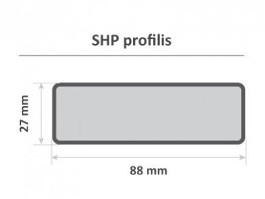 Sauna bench board, SHP, 27x88x600mm 3 Sauna bench board, SHP, 27x88x600mm 3