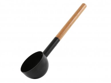Sauna ladle aluminum black NARVI, 52cm Sauna ladle aluminum black NARVI, 52cm