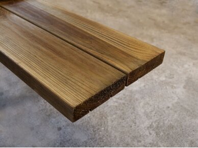 Decking board, smooth, impregnated, 28x120x4800mm 2