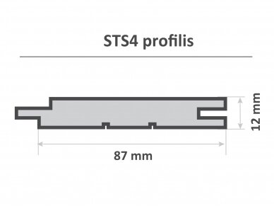 Boazeria, STS4, 12x87x2300mm 3 Boazeria, STS4, 12x87x2300mm 3