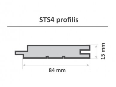 Boazeria, STS4, 15x84x2400mm